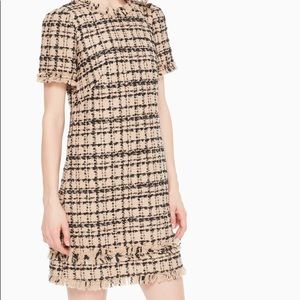 No-Color Tweed Dress